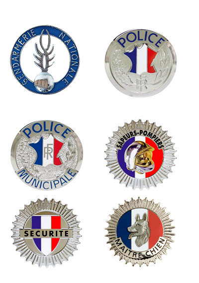 Médaille porte-carte Police Municipale