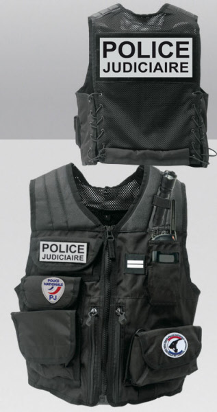 gilet tactique police judiciaire