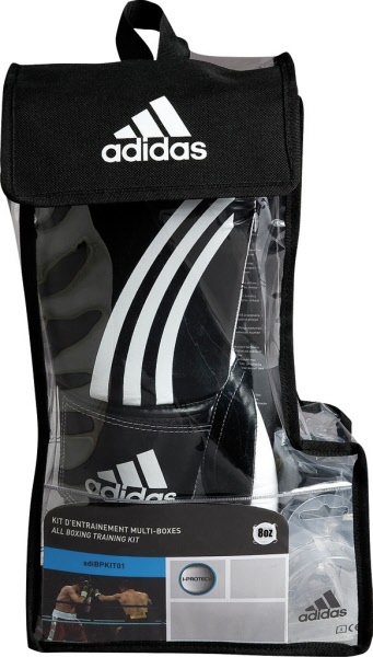 KIT DE BOXE ADIDAS V2 (GANTS+BANDES+PROTEGE-DENTS) pour les clubs et  collectivités