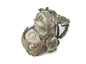 cargo pack with external helmet pocket and hydration compartment a-tacs au-2