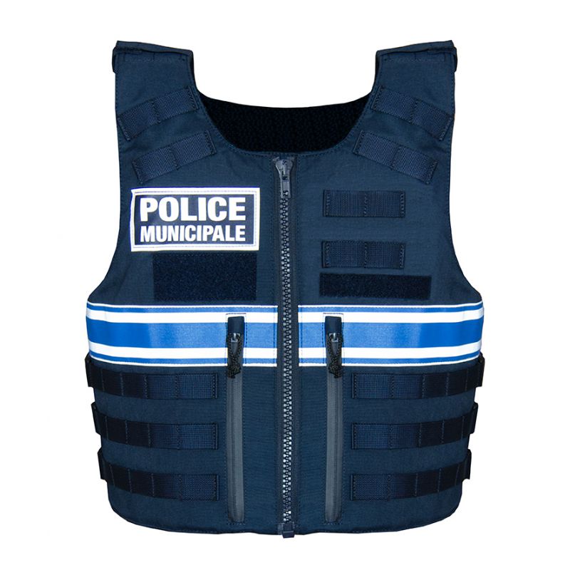 Gilet pare balles IIIA Full Tactical Police Municipale Homme 01GPBPM